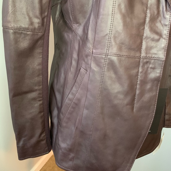 Andrew Marc New York Farley Leather coat. NWT - Picture 3 of 12